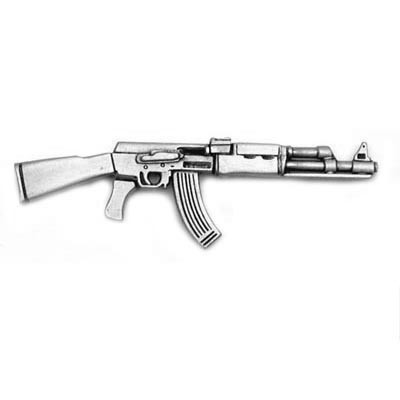 Empire Pewter M16 Race Gun Pin 